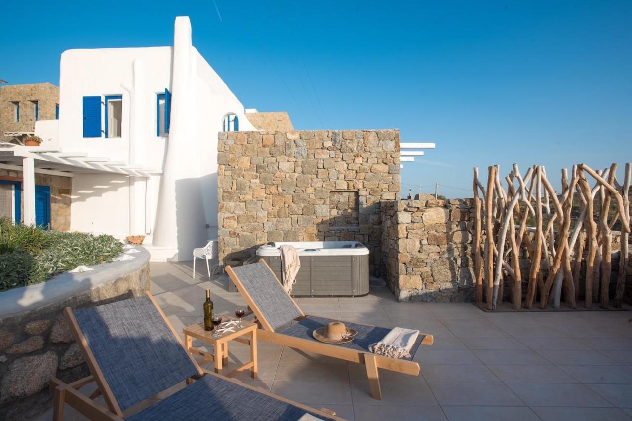 Apartment Gorgeous Studio In Cycladic Architecture Overlooking The Aegean Houlakia (Mykonos)